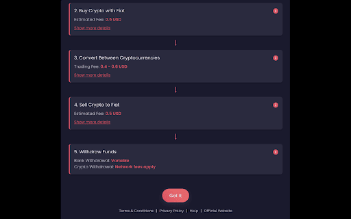 Berry: Check and Compare Hidden Crypto Fees  from Chrome web store to be run with OffiDocs Chromium online