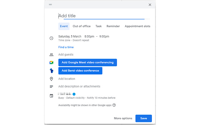 Berst Scheduler  from Chrome web store to be run with OffiDocs Chromium online