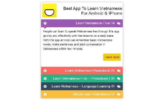 Best App To Learn Vietnamese (Android/iPhone)  from Chrome web store to be run with OffiDocs Chromium online