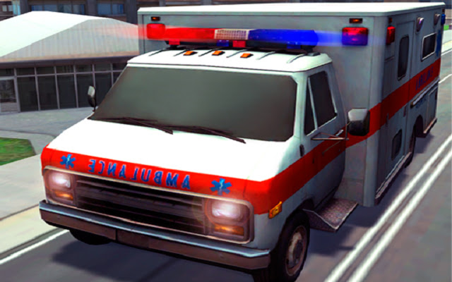 Best Emergency Ambulance Rescue Drive Sim  from Chrome web store to be run with OffiDocs Chromium online