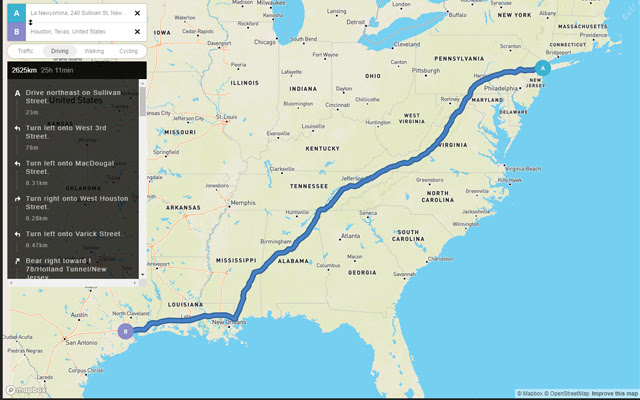 Le migliori mappe gratuite dal web store di Chrome da eseguire con OffiDocs Chromium online
