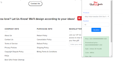 Best Gifts Finder  from Chrome web store to be run with OffiDocs Chromium online