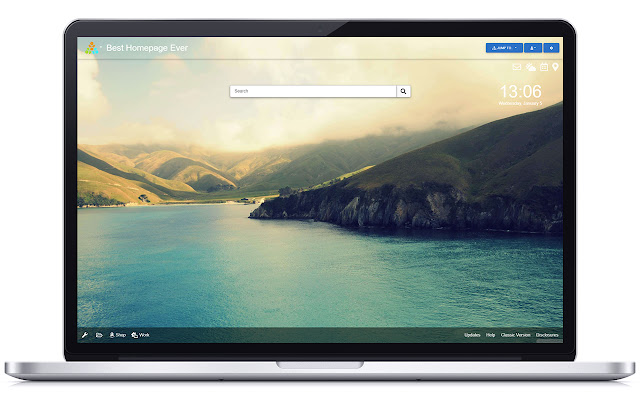 Best Homepage Ever New Tab Quick Launch  from Chrome web store to be run with OffiDocs Chromium online
