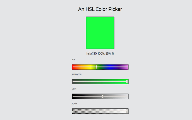 BestHSLAColorPicker  from Chrome web store to be run with OffiDocs Chromium online