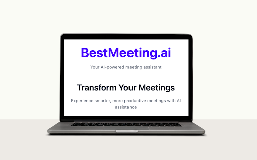 BestMeeting.ai  from Chrome web store to be run with OffiDocs Chromium online