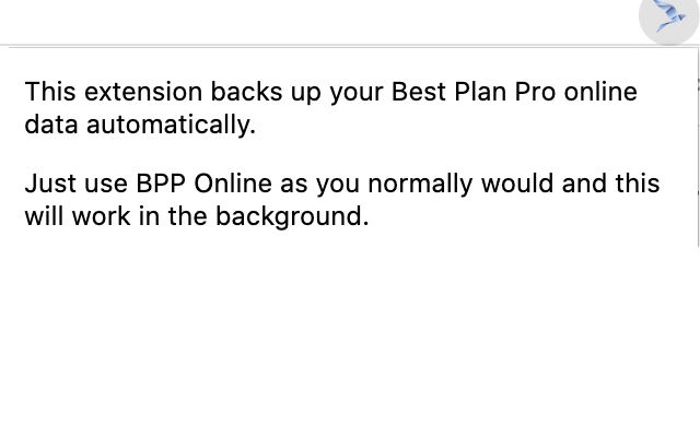 Best Plan Pro Online Backup System  from Chrome web store to be run with OffiDocs Chromium online