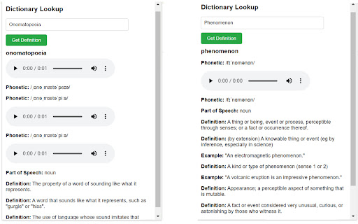 Best Powerful Dictionary  from Chrome web store to be run with OffiDocs Chromium online