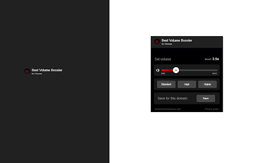 Best Volume Booster for Chrome  from Chrome web store to be run with OffiDocs Chromium online