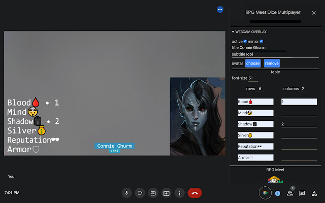 BETA RPG Meet  from Chrome web store to be run with OffiDocs Chromium online