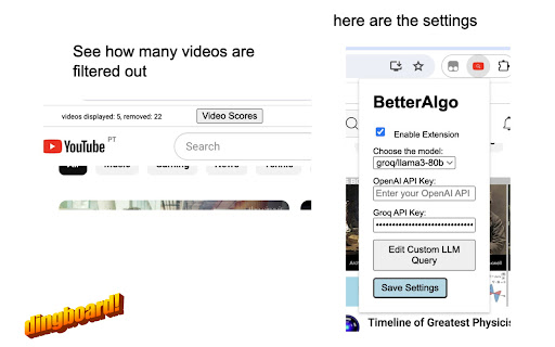 BetterAlgo  from Chrome web store to be run with OffiDocs Chromium online