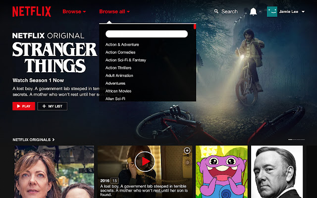 Better Browse for Netflix  from Chrome web store to be run with OffiDocs Chromium online