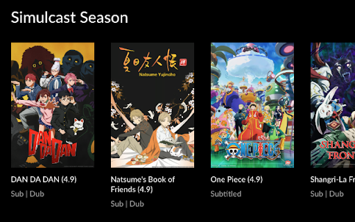 Better Browsing for Crunchyroll  from Chrome web store to be run with OffiDocs Chromium online