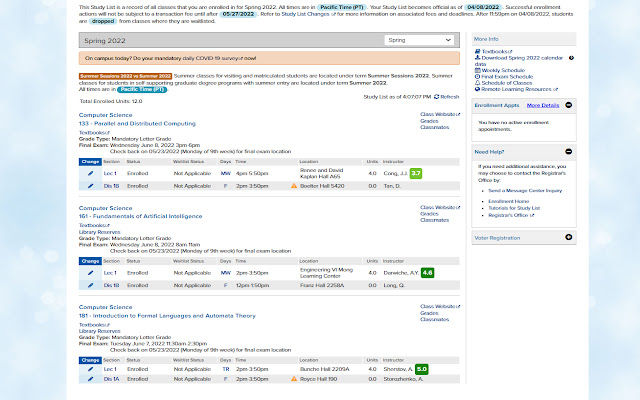 Better Bruinwalk Extension  from Chrome web store to be run with OffiDocs Chromium online