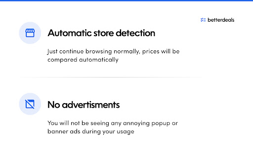 betterdeals  from Chrome web store to be run with OffiDocs Chromium online