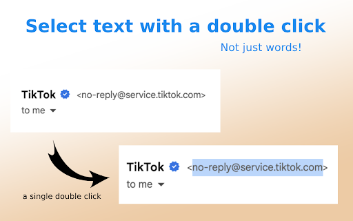 Better Double Click Select  from Chrome web store to be run with OffiDocs Chromium online