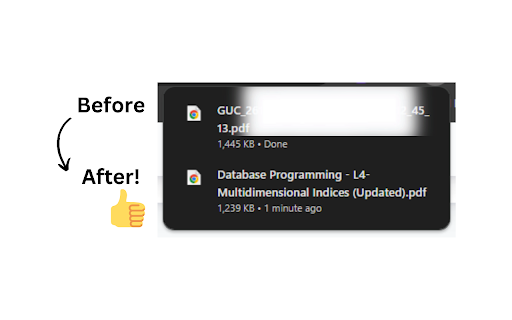 Better File Names GIU  from Chrome web store to be run with OffiDocs Chromium online