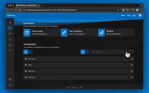 Betterlingo Translate Subtitles  Text anywhere  from Chrome web store to be run with OffiDocs Chromium online