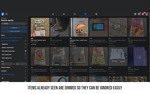 Better Marketplace Lite  from Chrome web store to be run with OffiDocs Chromium online