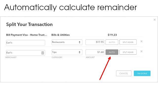 BetterMint  from Chrome web store to be run with OffiDocs Chromium online