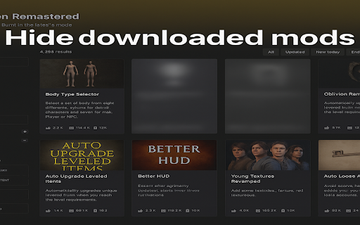 Betternexusmods  from Chrome web store to be run with OffiDocs Chromium online