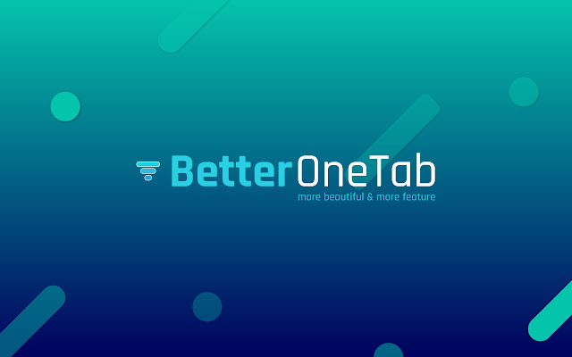 better onetab  from Chrome web store to be run with OffiDocs Chromium online