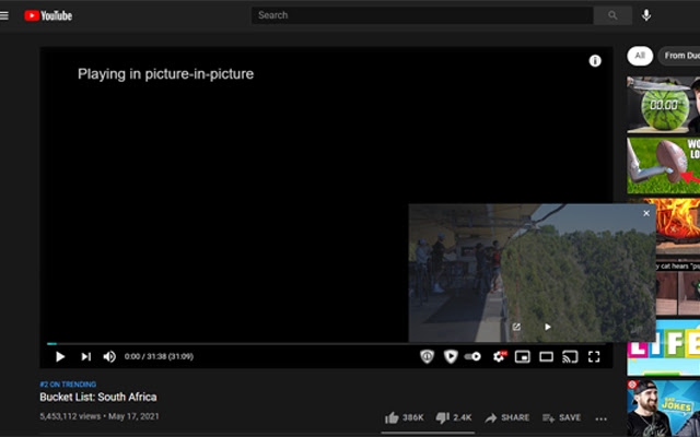 Better PiP  from Chrome web store to be run with OffiDocs Chromium online
