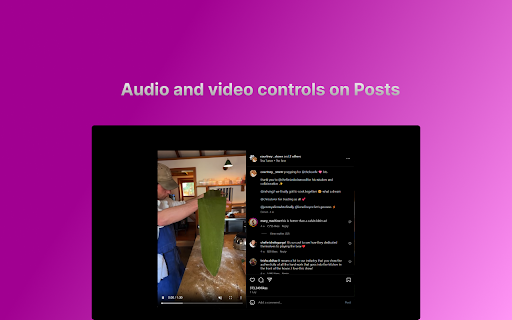 Better Reels  from Chrome web store to be run with OffiDocs Chromium online