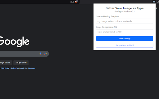 Better Save Image as Type  from Chrome web store to be run with OffiDocs Chromium online