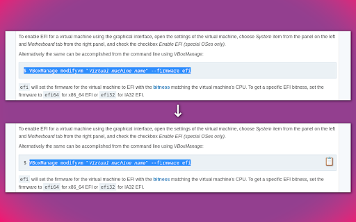 Better Shell  from Chrome web store to be run with OffiDocs Chromium online