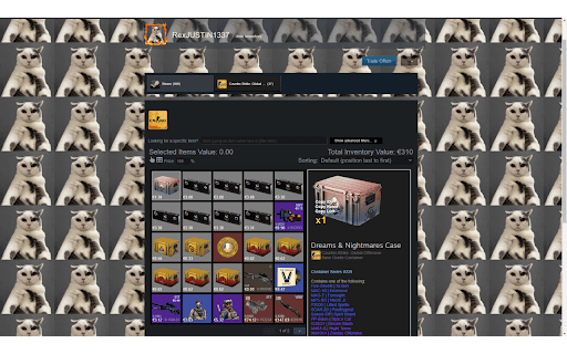 Better Steamcommunity Background  from Chrome web store to be run with OffiDocs Chromium online