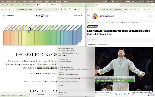 BetterTabTool  from Chrome web store to be run with OffiDocs Chromium online