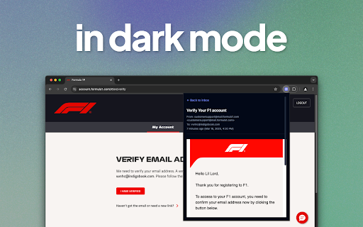 Better Temporary Mail: Privacy Focused Temporary Mail  from Chrome web store to be run with OffiDocs Chromium online
