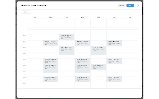 Better Workday Calendar  from Chrome web store to be run with OffiDocs Chromium online