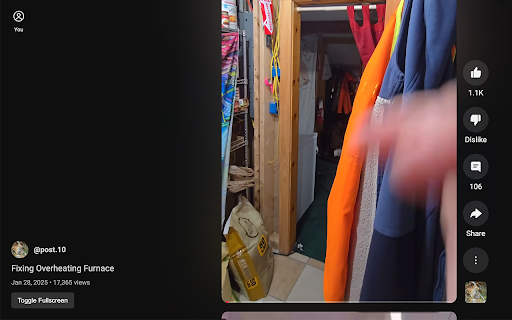 Better YT Shorts  from Chrome web store to be run with OffiDocs Chromium online