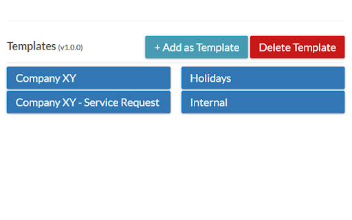 bexio Time Tracking Templates  from Chrome web store to be run with OffiDocs Chromium online