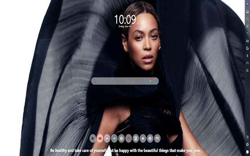 Beyonce MeaVana  from Chrome web store to be run with OffiDocs Chromium online