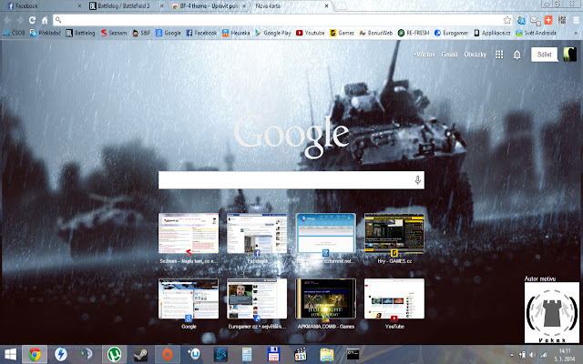 BF 4 theme  from Chrome web store to be run with OffiDocs Chromium online