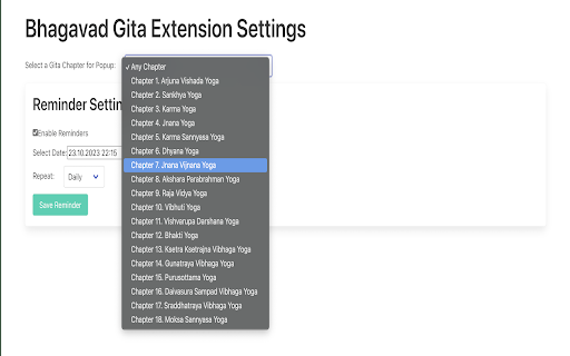 Bhagavad Gita  from Chrome web store to be run with OffiDocs Chromium online