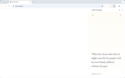 Bible Passages  from Chrome web store to be run with OffiDocs Chromium online