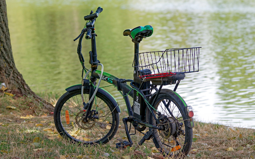 Bicycle by the lake  from Chrome web store to be run with OffiDocs Chromium online