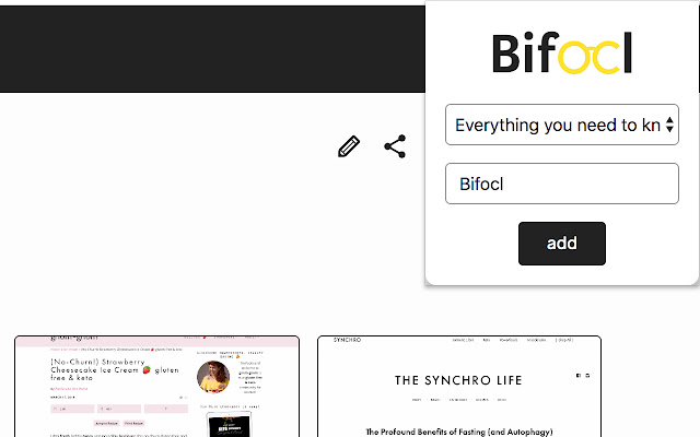 Bifocl  from Chrome web store to be run with OffiDocs Chromium online