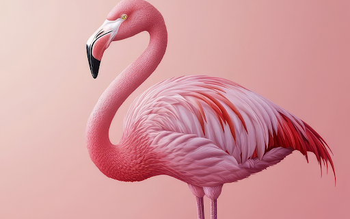 Big and beautiful pink crane  from Chrome web store to be run with OffiDocs Chromium online