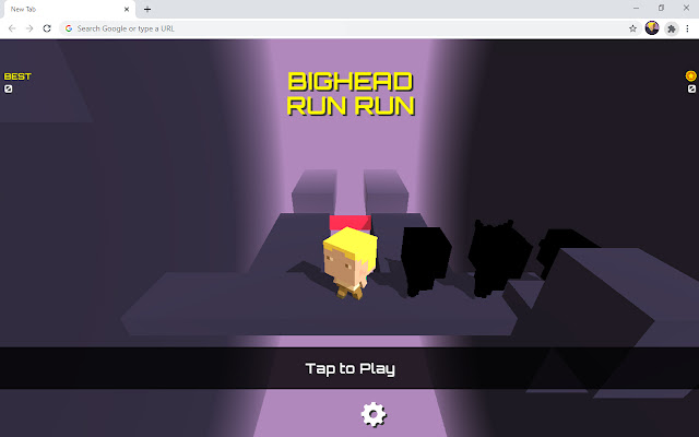 Big Head Run Run Game  from Chrome web store to be run with OffiDocs Chromium online