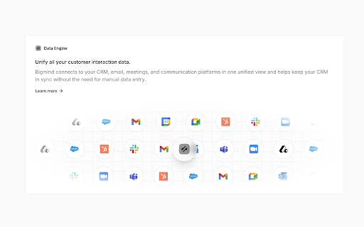 Bigmind Revenue AI platform  from Chrome web store to be run with OffiDocs Chromium online