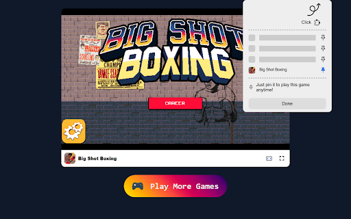 Big Shot Boxing Game Become a Legendary Boxer!  from Chrome web store to be run with OffiDocs Chromium online