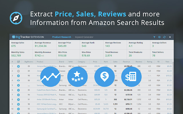 BigTracker  from Chrome web store to be run with OffiDocs Chromium online