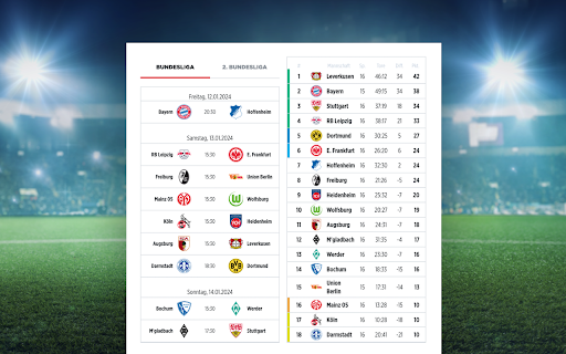 BILD Bundesliga News  from Chrome web store to be run with OffiDocs Chromium online