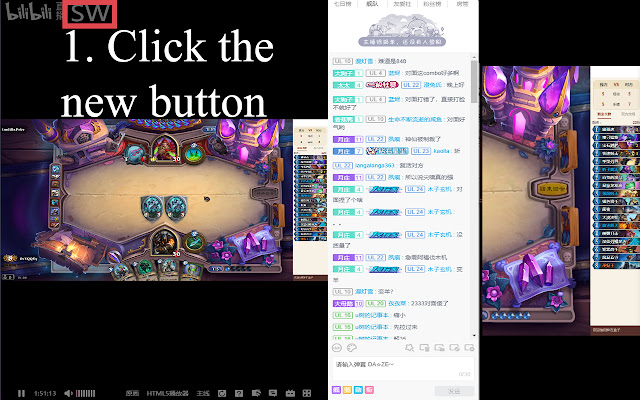BiliBili Live Plus  from Chrome web store to be run with OffiDocs Chromium online