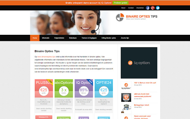 Binaire Opties  from Chrome web store to be run with OffiDocs Chromium online