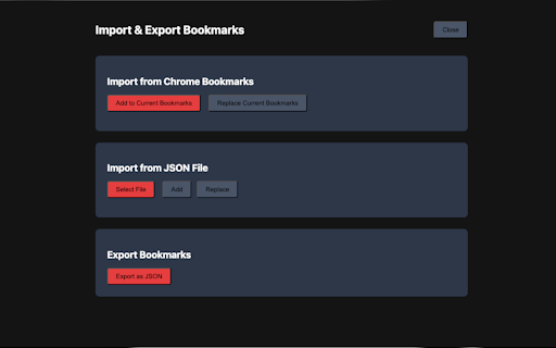 Bingemarks  from Chrome web store to be run with OffiDocs Chromium online